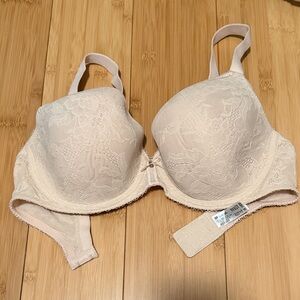 Wacoal Lace Finesse T-Shirt Bra in Pinky Nude